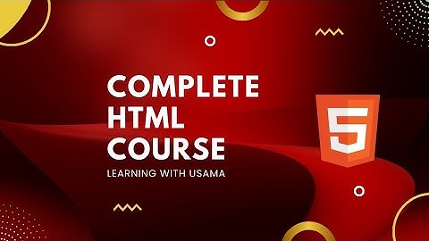 Complete HTML Course in Urdu || HTML full Course || Learn HTML || HTML Tutorial for Beginners