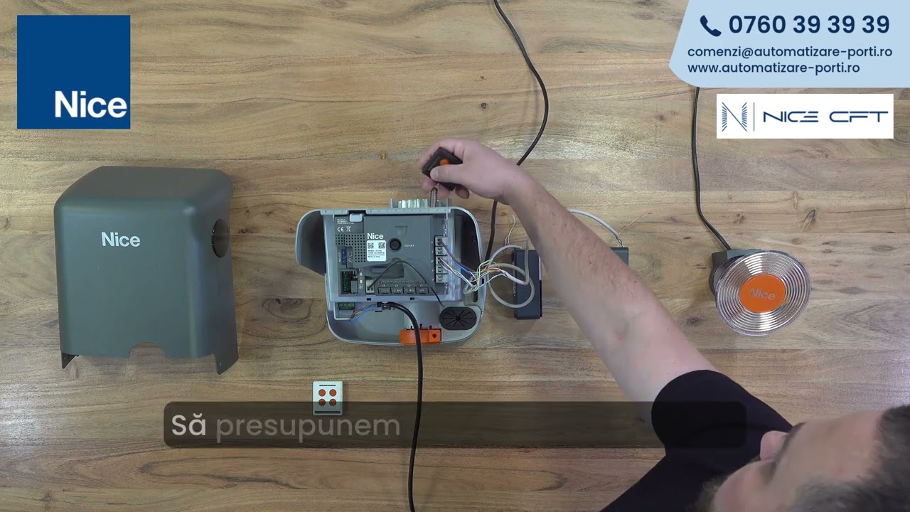 Programare Automatizare poarta culisanta Nice Filo600