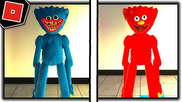 How to get EVIL HUGGY WUGGY and TICKLE ME HUGGY BADGES in POPPY PLAYTIME MORPHS - Roblox