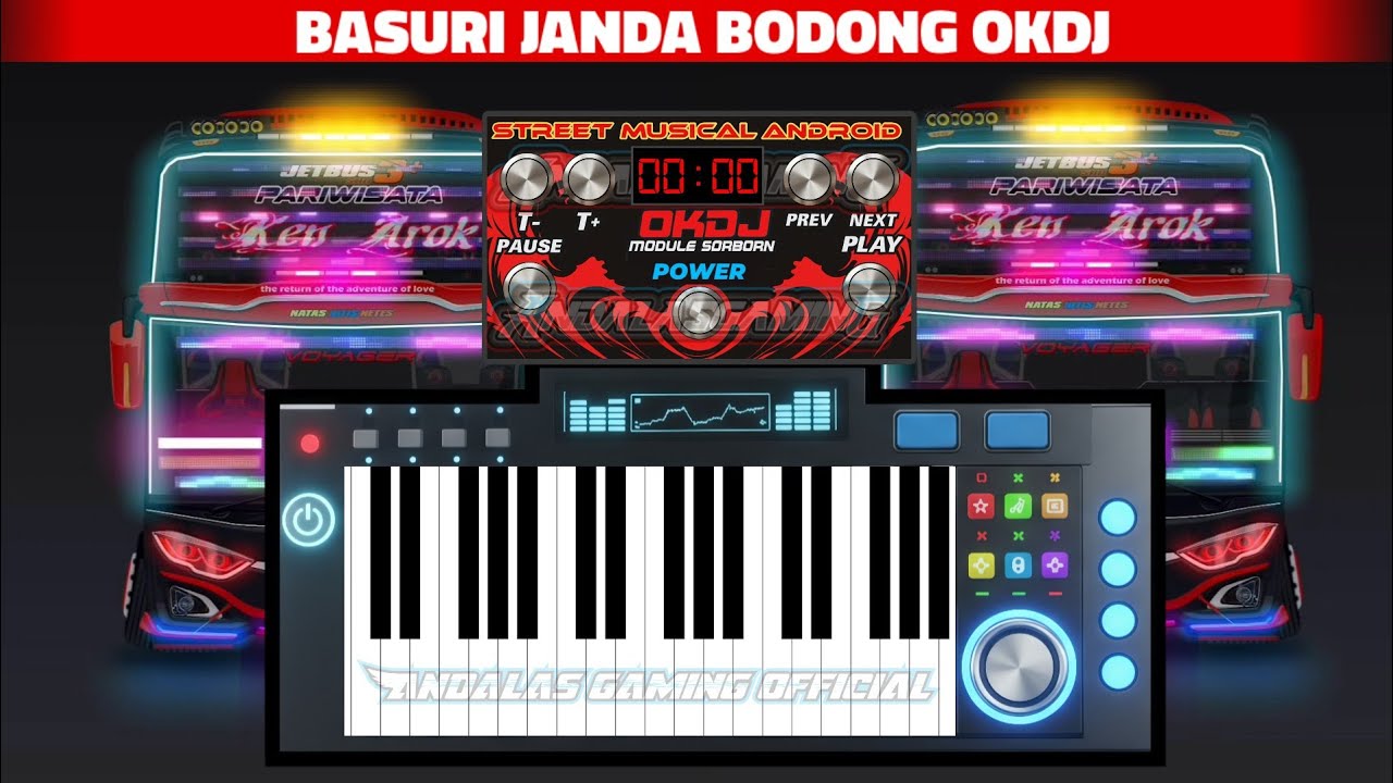 Telolet Basuri Janda Bodong Modul Okdj 36 Not Versi Pianika || Basuri Pianika