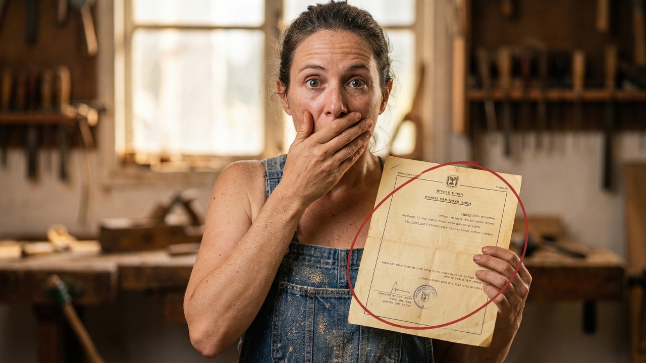 הארוס לשעבר קנה את הנגרייה של אבא. בתוך השולחן הישן מצאתי את האמת