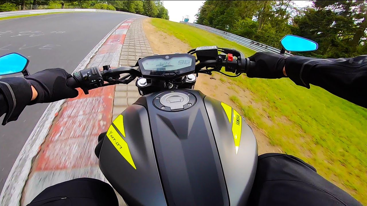 I Got a Little too Excited… 2nd Nürburgring Lap in SUPERVIEW | Yamaha MT-07 FULL AKRAPOVIČ TITANIUM