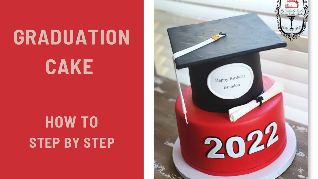 How to make a Graduation Cake/step by step