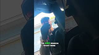 DIY ABS Sensor Install: Brake Line Routing Guide #shorts