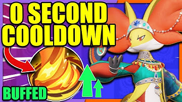 You can now PERMANTLY STUN with BUFFED FIRE SPIN DELPHOX | Pokemon Unite