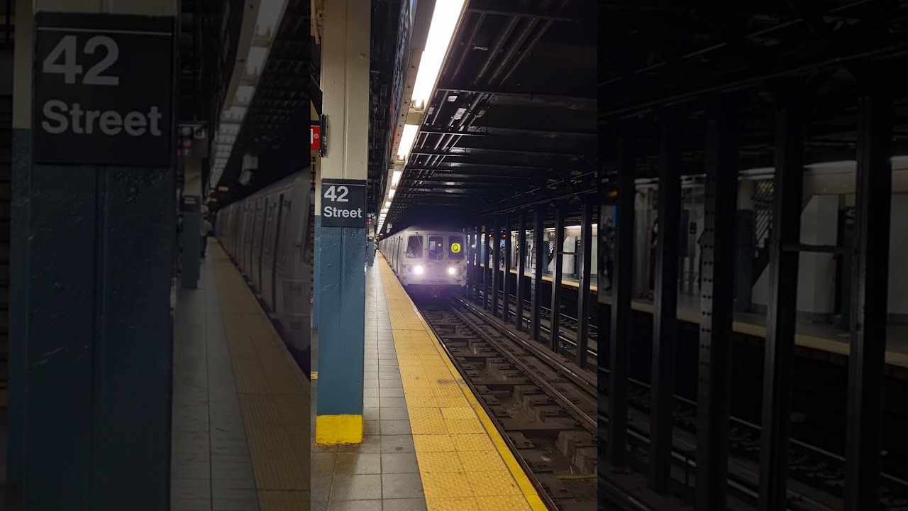 New York Subway Q Line At 42 Street Times Square