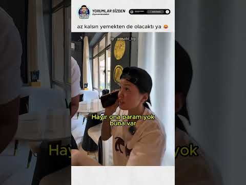 az kalsın yemeği de kaptırıyodu 😂 @wasabi_kg