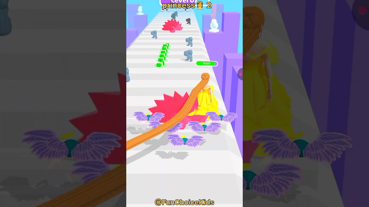 Build A Princess 👸 Long Hair Queen | Right vs Wrong 😱 Level 1 