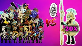 VOLTAIC SPARTAN vs ALL SKINS Unit Which One is Strongest MOST INSANE BATTLE EVER - Stick War Legacy
