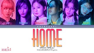 [RICHIESTA] NMIXX (엔믹스) – “HOME” [Color Coded Lyrics Han_Rom_Sub Ita_가사]