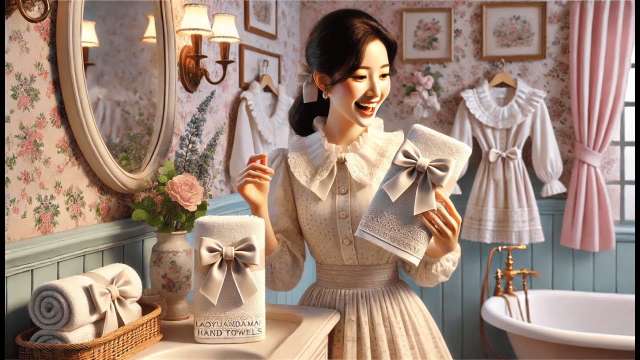 🎀 laoyuandamai Coquette Bow Hand Towels Review 🛁