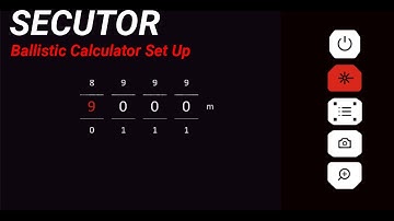 Secutor Ballistic Calculator Set Up