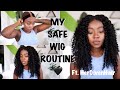 How I'm Safely Wearing wigs to avoid breakage | ft. HerGivenHair