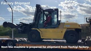 Komatsu Tyre Handler - From Assembly to Delivery