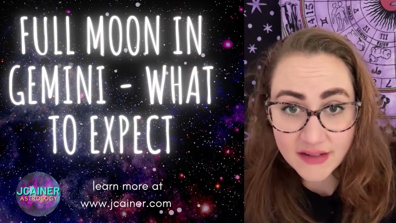 Full Moon in Gemini what to expect from Jemima Cainer, daughter of Jonathan Cainer