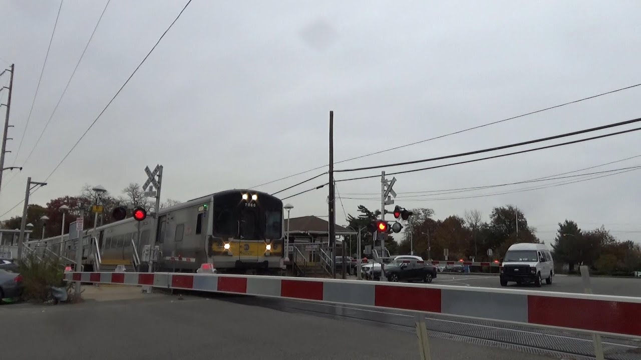 (New Signal and EBell) LIRR M7 to Far Rockaway Lawrence Ave Railroad