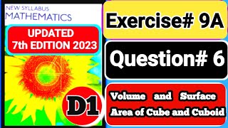 O/level maths d1|| Exercise #9a question#6 d1| nsm | Oxford Maths 7th EDITION ||cube|| mathsolene