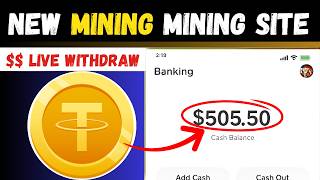 New USDT Cloud Mining site | Crypto Cloud Mining | Crypto Mining Platform || Crypto