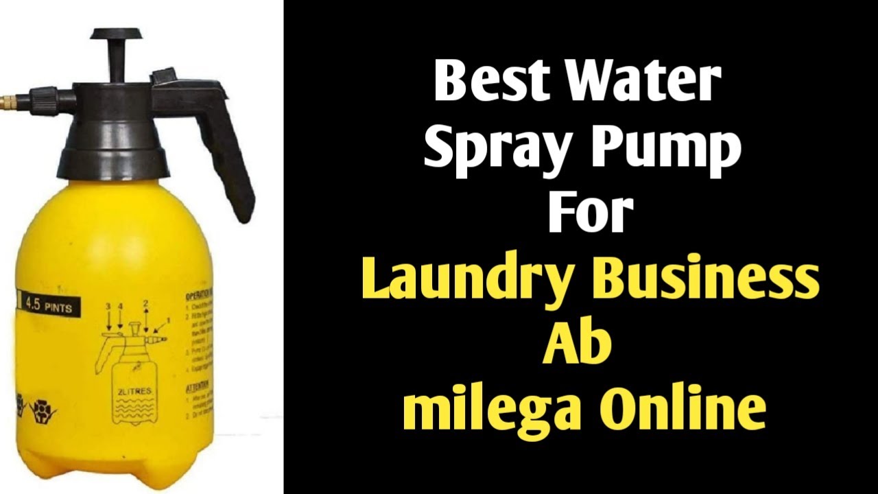 Water Spray Pump For Laundry Business, Laundry Business Plan, Ironing