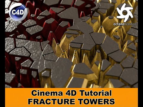 FRACTURE TOWERS (Cinema 4D Patreon Tutorial Preview)