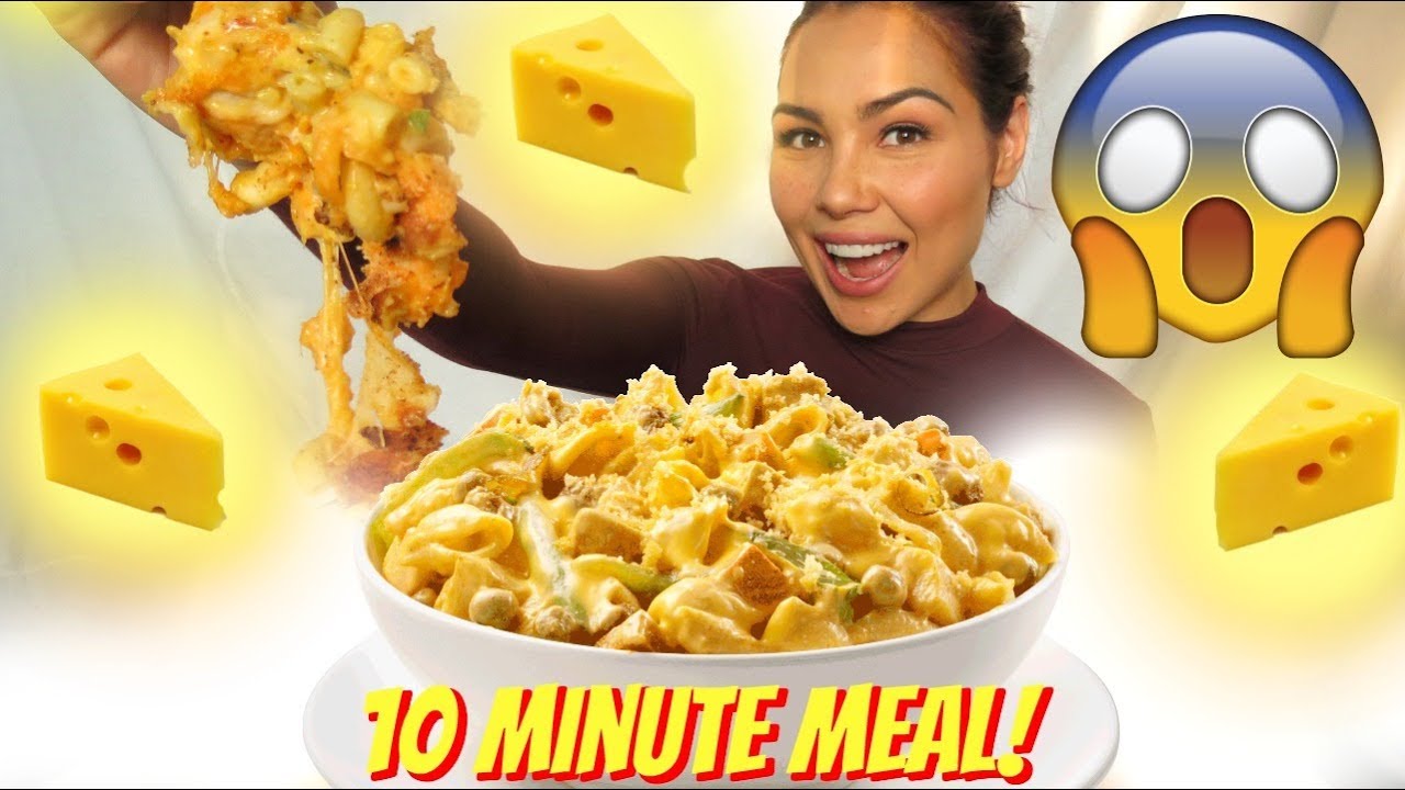 10 Minute Mac & Cheese Hack 먹방 Mukbang