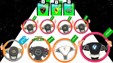 Steering Wheel Evolution - Satisfying Max Level (NOOB vs PRO vs HACKER) Mobile Game