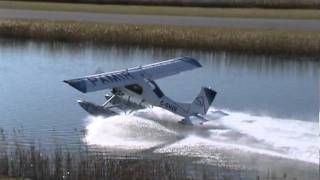 PZL-104 Wilga 35 On Floats Water Takeoff CSU3