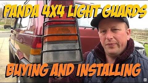 How to buy and install front + rear light guards - UK Panda 4x4