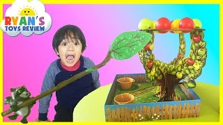 Family Fun Game Night for Kids Apple Pop games Egg Surprise Toys Ryan ToysReview