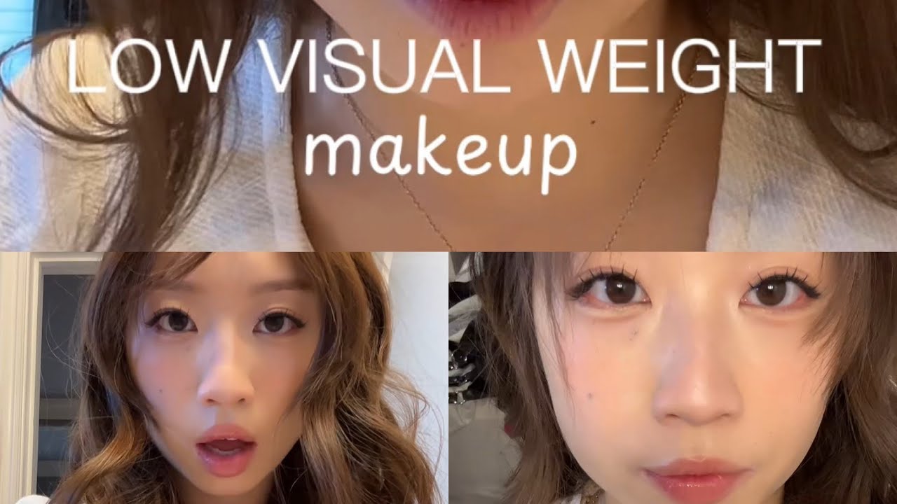 Low Visual Weight Makeup Attempt 💋