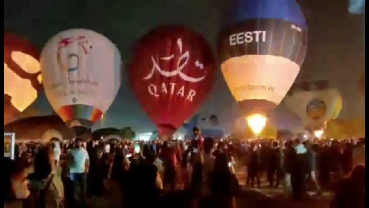 MEGA HOT AIR BALLOONS QATAR 2021 YouTube