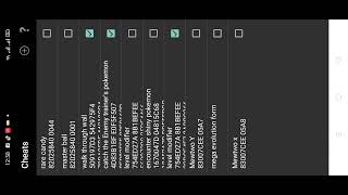 The cheat code of pokemon sun and moon GBA game file of rare candy and master ball