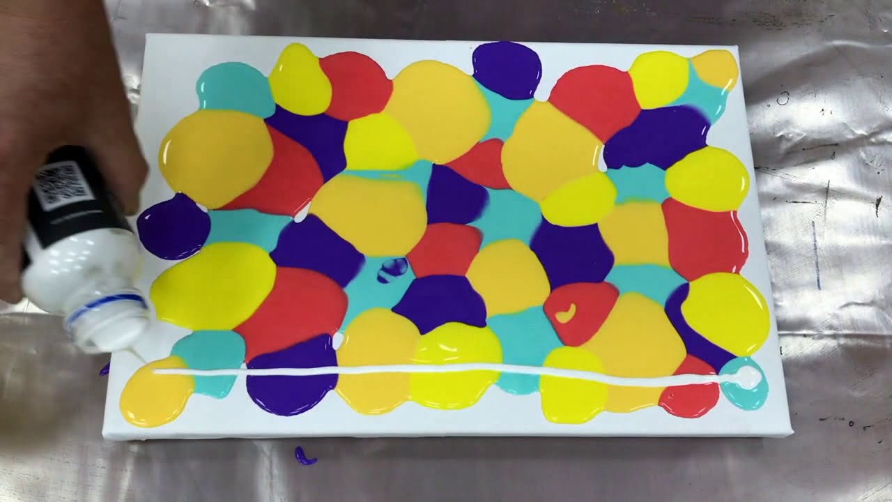 Master Class on Fluid art with paints Best Poup®. Technique Swipe ...