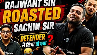 PW | Physics Wallah | Rajwant Sir | Rajwant Sir Roasting Sachin Sir|Defender Wale Mamu| #pw #comedy 