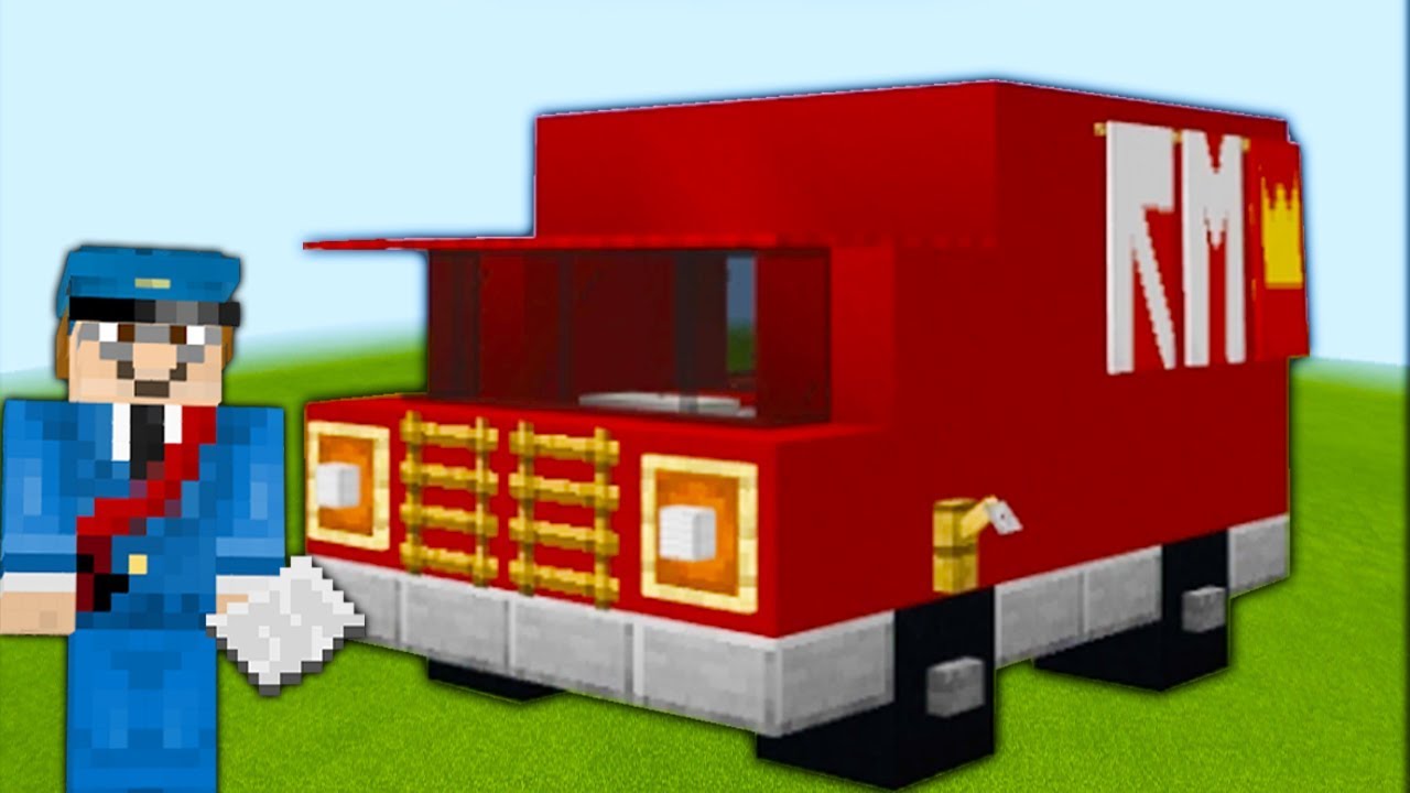 Minecraft Tutorial: How To Make A Post Van