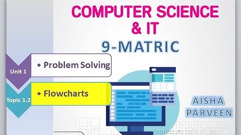 1.2 | Flow Charts | 9th Class | Computer Science