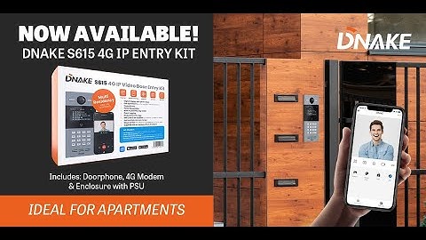 Dnake S615-4G IP Door Entry Kit