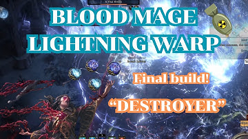 [POE2] BLOOD MAGE : LIGHTNING WARP + COMET (FINAL VERSION)