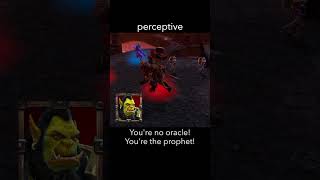 perceptive — WarCraft 3 dialogue scene