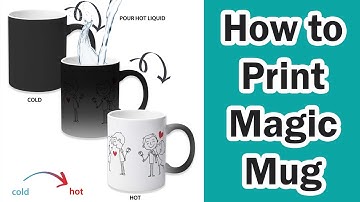How to print Magic Mug | Magic Mug printing in Delhi | Sublimation Magic Mug printing Video