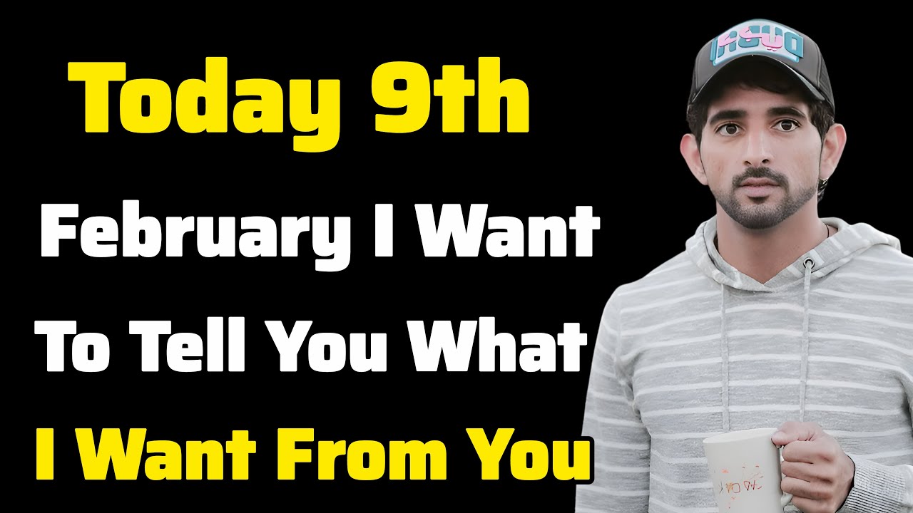 Сегодня, 9 февраля, мне кое-что от тебя нужно... | Шейх Хамдан | Стихи Фаззы | Фазза