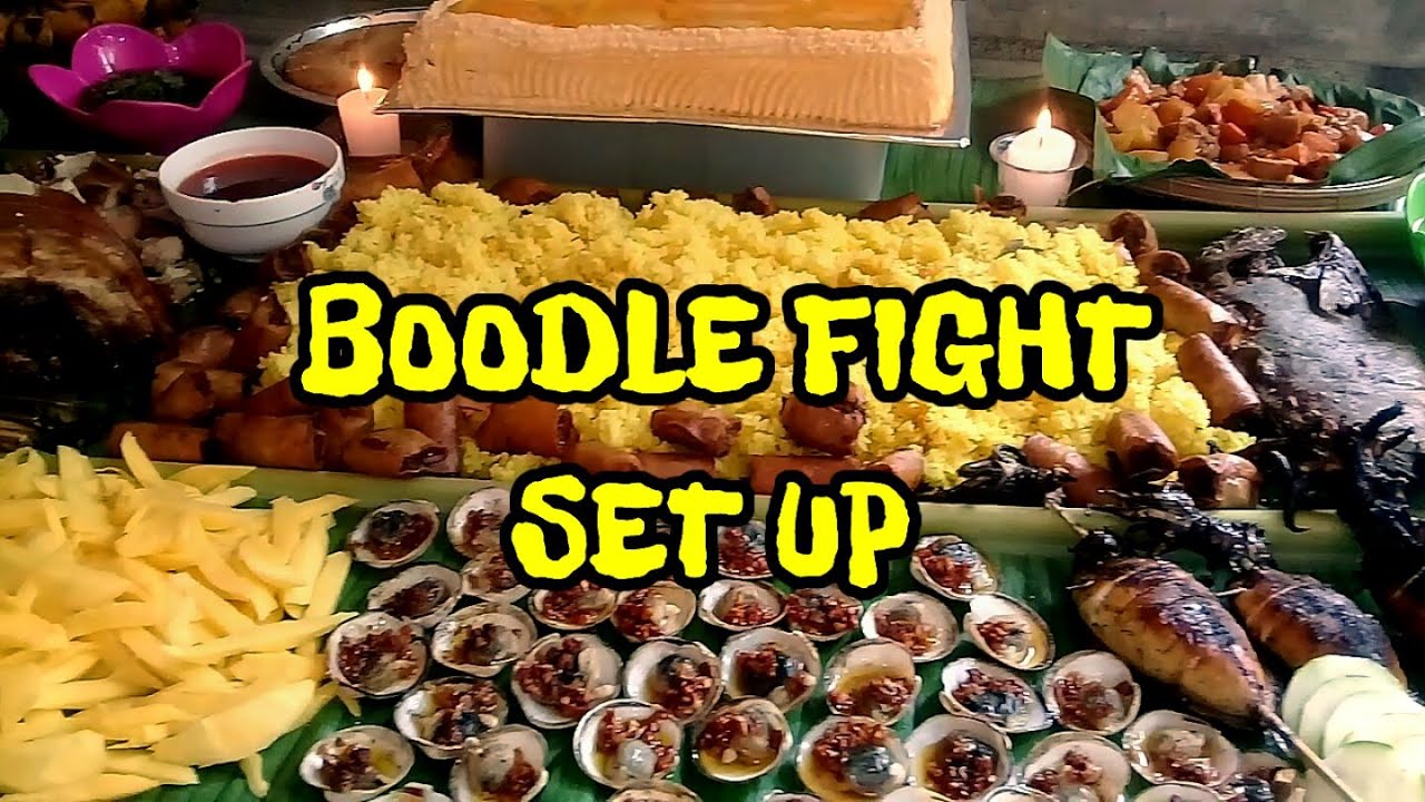 HOW TO SET UP BOODLE FIGHT BOODLE FIGHT IDEAS BOODLE FIGHT SET UP AT HOME YouTube