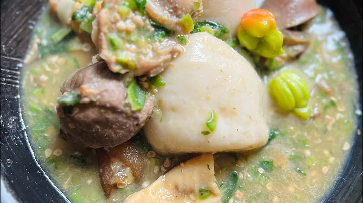 The best draw Oilless Okra soup// Ghanaian Oil-free okro soup// Goat okro soup// Green okro soup