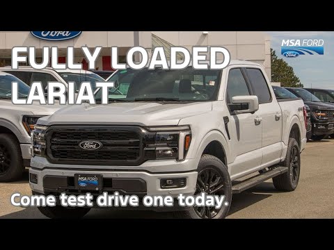 New 2025 F-150 Lariat Powerboost Hybrid | Fully Loaded Blackout Edition! | MSA Ford Abbotsford