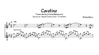 Stanley Myers - Cavatina, soprano sax + guitar (transcription)