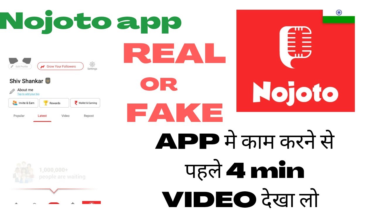 Nojoto app real or fake proof in this video so watch this video, Nojoto app