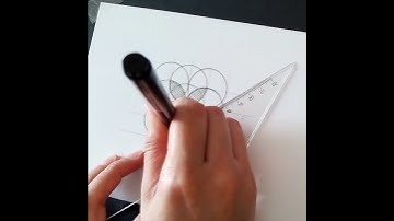 Creating harmonious Geometric Design using circles and Line Art.