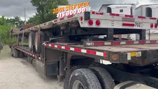 For Sale: 2001 Gooseneck Step Deck Trailer – $15,000