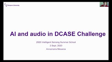 AI and audio in DCASE Challenge - Annamaria Mesaros