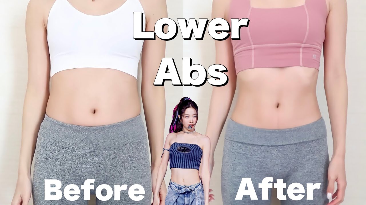 НИЖНЯЯ ТРЕНИРОВКА АБС! ПОЛУЧИТЕ ПЛОСКИЙ ЖИВОТ, КАК К-ПОП ИДОЛ🔥